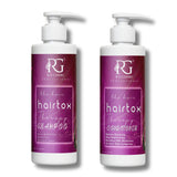 RG COSMO Hair-Tox Therapy Shampoo & Conditioner – 500ml x 2 | 30K Molecular Repair Complex | Botox-Effect Hair Smoothing System | Keratin + Collagen Infused | Sulfate-Free, Deep Nourishment | Frizz Control & Shine Boost | For Dry, Damaged, Curly Hair