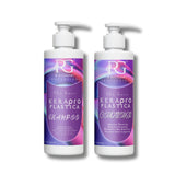 RG COSMO Kerapro Keratin Therapy Shampoo & Conditioner – 1000ml | Sulfate-Free Hair Care Duo | Frizz Control, Deep Repair & Shine Boost | Keratin + Protein Complex | For Dry, Damaged, Chemically Treated Hair